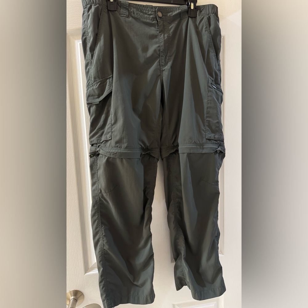 Columbia Men’s Zip Off Pants Green 38 x 30